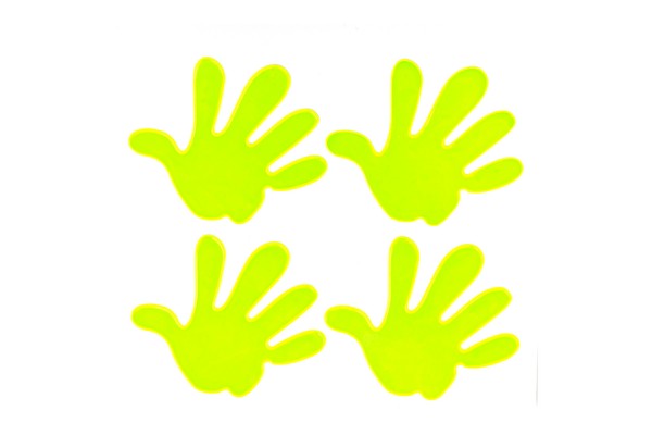 Ανακλαστικα Αυτοκολλητα Pvc Παλαμες ΧΕΡΙΩΝ/HANDS Amio - 4 τεμ.