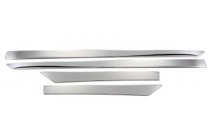 Nissan Qashqai Facelift 2010>2014 Διακοσμητικη Φασα Πορτας Χρωμιο Μεταλλικη 4 TEM.