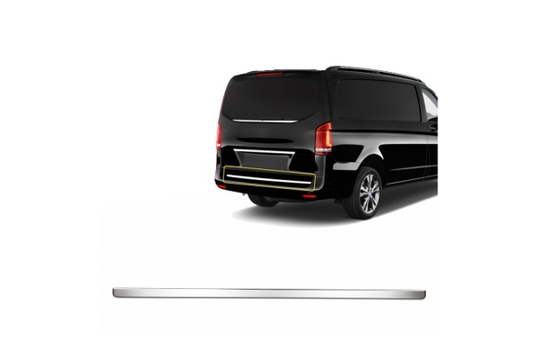 Trim Μαρκε Πορτ Μπαγκαζ Χρωμιο Για Mercedes Vito W447 2014+ - 1 Τεμ