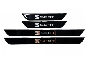 Seat Μαρσπιε Εσωτερικα ΑΥΤΟΚΟΛΛΗΤΑ(45x4cm X2 +25x4cm X2)ΜΕ Επικαλυψη Εποξειδικης Ρυτινης 4ΤΕΜ