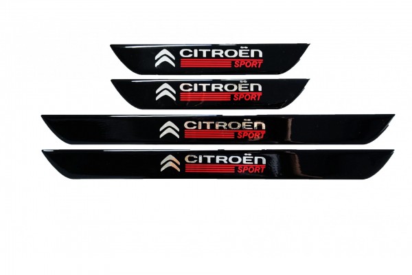 Citroen Μαρσπιε Εσωτερικα Αυτοκολλητα (45x4cmX2 +25x4cmX2)​ Με Επικαλυψη Σμαλτου - 4 ΤΕΜ.