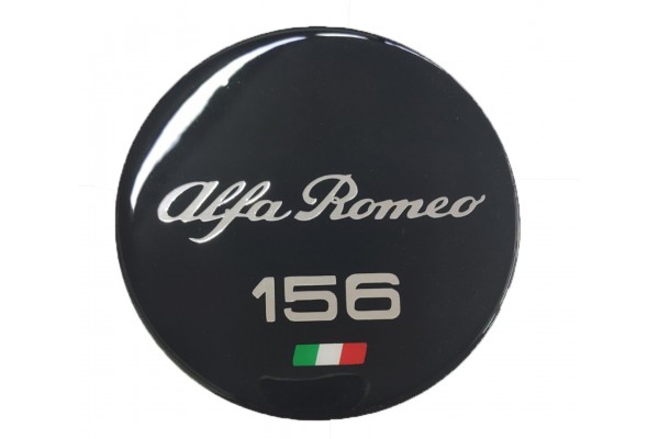 Alfa Romeo 156 4/5D 1998>2007 Αυτοκολλητο Ταπας Ρεζερβουαρ 14cm ΜΑΥΡΟ/ΧΡΩΜΙΟ/ΛΕΥΚΟ/ΚΟΚΚΙΝΟ/ΠΡΑΣΙΝΟ Με Επικαλυψη Εποξειδικης Ρυτινης (ΥΓΡΟ ΓΥΑΛΙ) - 1 ΤΕΜ.