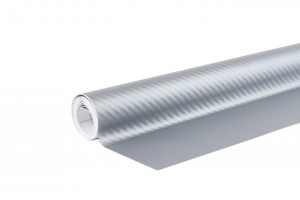 Φιλμ Carbon Ασημι Εσωτερικης & Εξωτερικης Χρησης 30x150cm