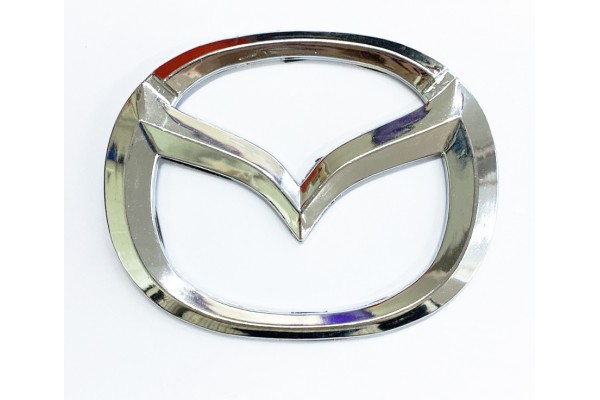 Mazda Σημα 3D Χρωμιου Αυτοκολλητο Πλαστικο 14x11,1cm - 1 ΤΕΜ.