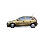 Opel Corsa C 5D Hb 00-06 Trim Παραθυρων Ανοξειδωτο Ατσαλι ΧΡΩΜΙΟ-4ΤΕΜ