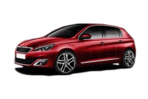Peugeot 308 5D Hb 2014+ Πλαινο Προστατευτικο Trim Πορτας ΑΤΣΑΛΙ+ΠΛΑΣΤΙΚΟ Χρωμιο 8ΤΕΜ