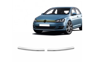 Vw Golf 7 5D 2013+ Διακοσμητικες Γριλιες Μασκας Εμπρος Χρωμιου 2ΤΕΜ. (COMFORTLINE)