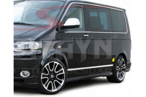 Vw T6 Transporter 2015+ (ΜΑΚΡΙ ΣΑΣΙ) Διακοσμητικη Φασα Πορτας Χρωμιο Μεταλλικη 7ΤΕΜ.