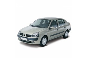 Renault Clio Symbol Sedan 99-06 Trim Παραθυρων 4ΤΕΜ ΑΝΟΞ.ΑΤΣΑΛΙ Χρωμιο
