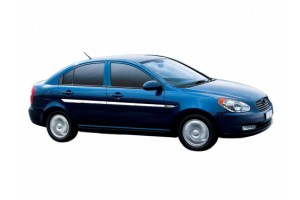 Hyundai ACCENT/ERA Sd 2005-2011 Διακοσμητικη Φασα Πορτας Χρωμιο 4ΤΕΜ.