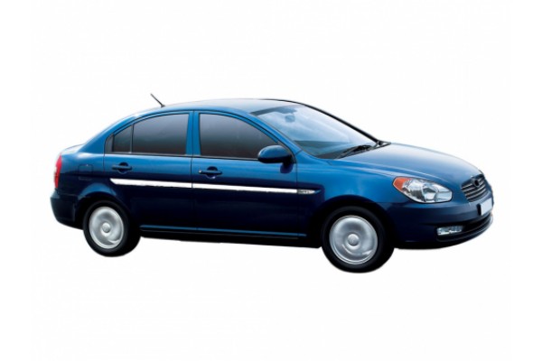 Hyundai ACCENT/ERA Sd 2005-2011 Διακοσμητικη Φασα Πορτας Χρωμιο 4ΤΕΜ.