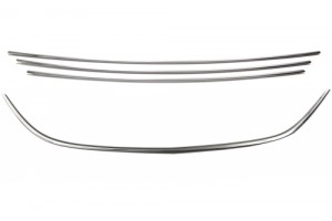 Hyundai I30 5D 2012+ Διακοσμητικες Γριλιες Μασκας Εμπρος Χρωμιο Μεταλλικες