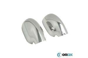 Dacia Logan SD/PK 2005+ Καπακια Καθρεπτη Χρωμιομεταλλικα Οmtec - 2 TEM.