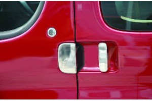 Citroen Berlingo I 5D 1996-2008 Χερουλια Πορτας Χρωμιο Μεταλλικα 5ΤΕΜ.