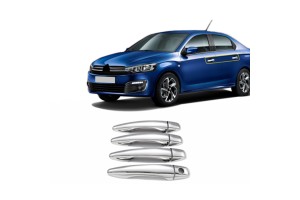 Citroen Elysee 4D 2012+ Χερουλια Πορτας Χρωμιο Μεταλλικα 4ΤΕΜ.