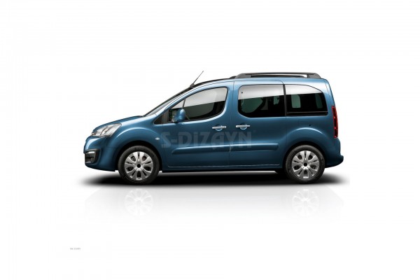 Χερουλια Πορτας Γιαχρωμιο Μεταλλικα Για Citroen Berlingo 2008+ S-DIZAYN - 4 ΤΕΜ.