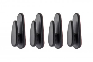 Πλαστικες Κρεμαστρες Αυτοκολλητες 18x13x43mm 4ΤΕΜ