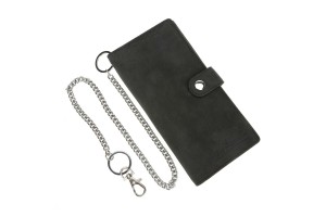 Πορτοφολι Δερματινο Για ΚΑΡΤΕΣ/ΧΡΗΜΑΤΑ/ΔΙΠΛΩΜΑ Trucker Wallet 45cmΑΛΥΣΙΔΑ Rfid Προστασια Μαυρο Χρωμα Lampa - 1 τεμ.