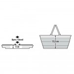 Καλαθι Μεταφορας Πικ Νικ Πτυσσομενο 6>15,5cm Με Χειρολαβες 8,5LT ΛΕΥΚΟ/ΓΚΡΙ Καλαθι Μεταφορας Πικ Νικ Πτυσσομενο 6>15,5cm Με Χειρολαβες 8,5LT ΛΕΥΚΟ/ΓΚΡΙ