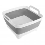 Νεροχυτης Πτυσσομενος Με Πωμα Αποστραγγισης Και Λαβες Χειρος ΛΕΥΚΟ/ΓΚΡΙ 12LT 7>20cm Νεροχυτης Πτυσσομενος Με Πωμα Αποστραγγισης Και Λαβες Χειρος ΛΕΥΚΟ/ΓΚΡΙ 12LT 7>20cm