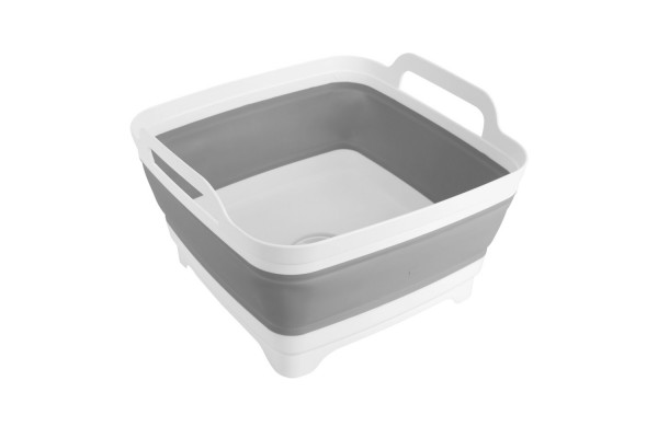 Νεροχυτης Πτυσσομενος Με Πωμα Αποστραγγισης Και Λαβες Χειρος ΛΕΥΚΟ/ΓΚΡΙ 12LT 7>20cm Νεροχυτης Πτυσσομενος Με Πωμα Αποστραγγισης Και Λαβες Χειρος ΛΕΥΚΟ/ΓΚΡΙ 12LT 7>20cm