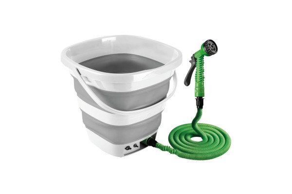 Κουβας Πλυσιματος Πτυσσομενος 15LTΜΕ Ηλεκτρικη Αντλια Νερου Και Λαστικο 2>5m Aquarover Κουβας Πλυσιματος Πτυσσομενος 15LTΜΕ Ηλεκτρικη Αντλια Νερου Και Λαστικο 2>5m Aquarover