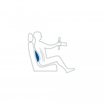 Μαξιλαρι Πλατης Αυτοκινητου Εργονομικο Μαυρο 50x40cm Air Back Pro Μαξιλαρι Πλατης Αυτοκινητου Εργονομικο Μαυρο 50x40cm Air Back Pro