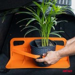 Amio - Διαχωριστικό/Σταθεροποιητής Αντικειμένων 4 Θέσεων Πορτ Μπαγκάζ Αντιολισθητικό Διάσταση 46x19x14cm Χρώμα Πορτοκαλί - 1 Τεμ (04769/AM)