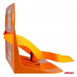 Amio - Διαχωριστικό/Σταθεροποιητής Αντικειμένων 4 Θέσεων Πορτ Μπαγκάζ Αντιολισθητικό Διάσταση 46x19x14cm Χρώμα Πορτοκαλί - 1 Τεμ (04769/AM)