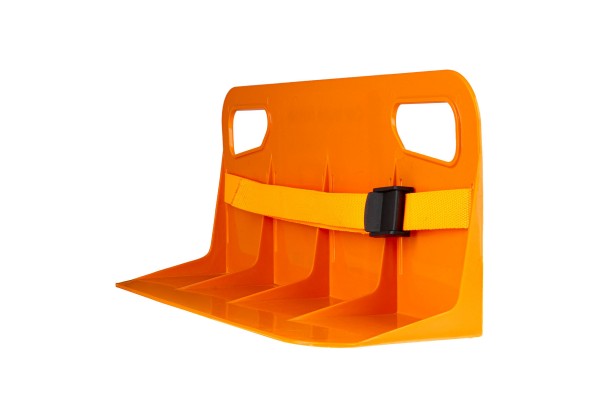 Amio - Διαχωριστικό/Σταθεροποιητής Αντικειμένων 4 Θέσεων Πορτ Μπαγκάζ Αντιολισθητικό Διάσταση 46x19x14cm Χρώμα Πορτοκαλί - 1 Τεμ (04769/AM)