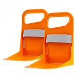 Amio - Διαχωριστικό/Σταθεροποιητής Αντικειμένων Πορτ Μπαγκάζ Αντιολισθητικό Διάσταση 11,5x19x14cm Χρώμα Πορτοκαλί - 2 Τεμ (04770/AM)