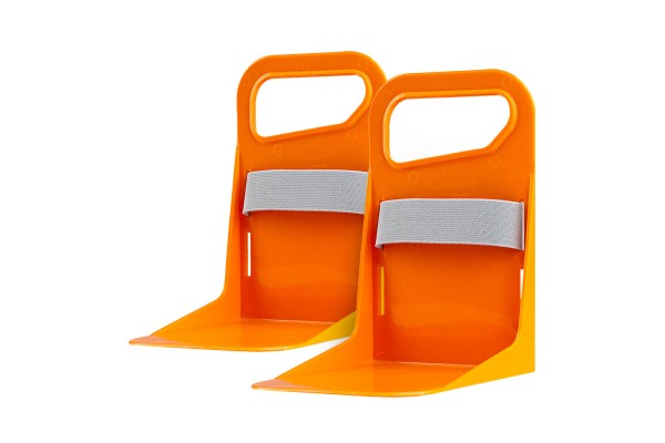 Amio - Διαχωριστικό/Σταθεροποιητής Αντικειμένων Πορτ Μπαγκάζ Αντιολισθητικό Διάσταση 11,5x19x14cm Χρώμα Πορτοκαλί - 2 Τεμ (04770/AM)