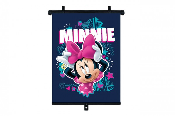 Κουρτινακι Ηλιοπροστασιας Σε Ρολο Minnie 36x45cm Για Πλαινο ΤΖΑΜΙ/ΠΙΣΩ Παρμπριζ Amio - 1 Τεμ.