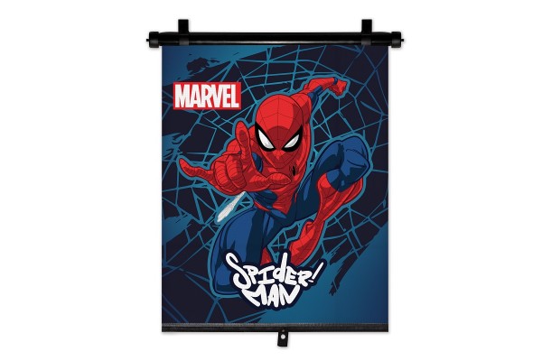 Κουρτινακι Ηλιοπροστασιας Σε Ρολο Spiderman 36x45cm Για Πλαινο ΤΖΑΜΙ/ΠΙΣΩ Παρμπριζ Amio - 1 Τεμ.