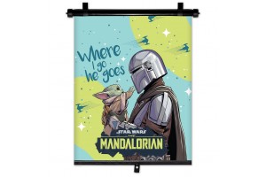 Κουρτινακι Ηλιοπροστασιας Σε Ρολο The Mandalorian 36x45cm Για Πλαινο ΤΖΑΜΙ/ΠΙΣΩ Παρμπριζ Amio - 1 Τεμ.