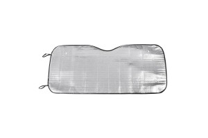 Ηλιοπροστασια Εσωτερικη Ασημι Με Βεντουζες 145x70cm Amio - 1 ΤΕΜ.