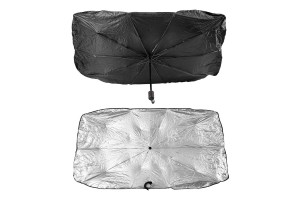 Ηλιοπροστασια Εσωτερικη Παρμπριζ Ομπρελα 140x79cm Αμιο - 1 ΤΕΜ.