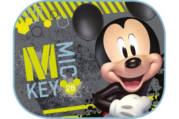 Ηλιοπροστασιες Πλαινες Mickey Με Βεντουζα 44x35cm Amio - 2 Τεμ.