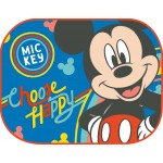 Ηλιοπροστασιες Πλαινες Minnie & Mickey Με Βεντουζα 44x35cm Amio - 2 Τεμ.