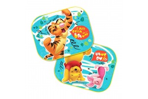 Ηλιοπροστασιες Πλαινες Winnie The Pooh Με Βεντουζα (44x35cm) Amio – 2 ΤΕΜ.