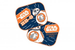 Ηλιοπροστασιες Πλαινες Star Wars BB8 Με Βεντουζα 2TEM (44x35cm) Amio