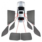 Κουρτινακια Μαρκε Car Shades Για Bmw X6 (F16) 5D 2015-2019- 8 ΤΕΜ.