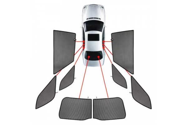 Κουρτινακια Μαρκε Car Shades Για Bmw X7 (G07) 5D 2018+ - 8ΤΕΜ.