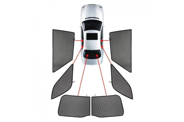 Ford Edge 5D 2015+ΚΟΥΡΤΙΝΑΚΙΑ Μαρκε Car Shades - 6 ΤΕΜ.