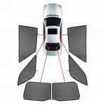 Porsche Cayenne 5D 2011-2017ΚΟΥΡΤΙΝΑΚΙΑ Μαρκε Car Shades - 6 ΤΕΜ.