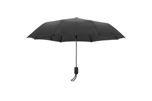 Ομπρελα Compact Midi Φ98cm Αντιανεμικη Με Αυτοματο Ανοιγμα Σε Μαυρο Χρωμα Lampa - 1 ΤΕΜ.