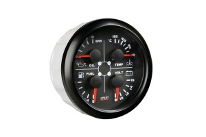 Lampa - Αναλογικό Όργανο 4-σε-1 85mm – Βολτόμετρο / Θερμοκρασία Νερού / Πίεση Λαδιού & Καύσιμο - 1 τεμ. (L1014.2)