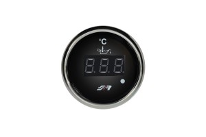 Οργανο Θερμοκρασιας Λαδιου Ψηφιακο Μαυρο Με Δακτυλιδι Χρωμιο 52mm Simoni Racing - 1 TEM.