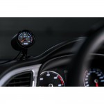 Οργανο Θερμοκρασιας Νερου Αναλογικο Μαυρο Με Λευκο Φως Black Analogue Series 9-32V 52mm