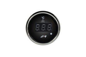 Οργανο Θερμοκρασιας Νερου Ψηφιακο Μαυρο Με Δακτυλιδι Χρωμιο 52mm Simoni Racing - 1 TEM.